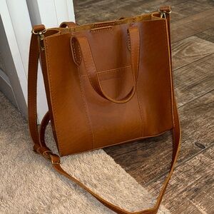 Portland Leather Tan Tote Bag